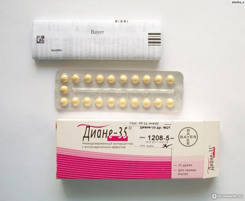 Диане гормональные таблетки